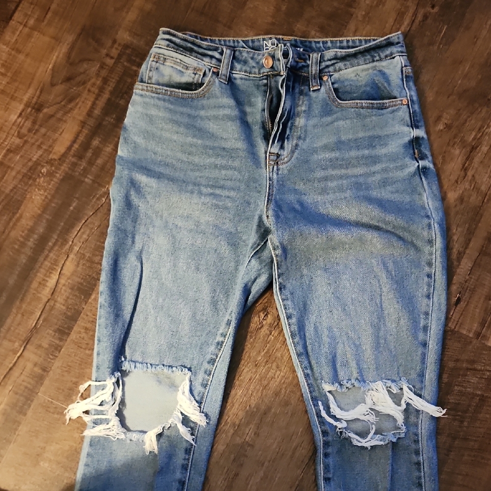 No Boundaries Light Blue Distressed Skinny Jeans